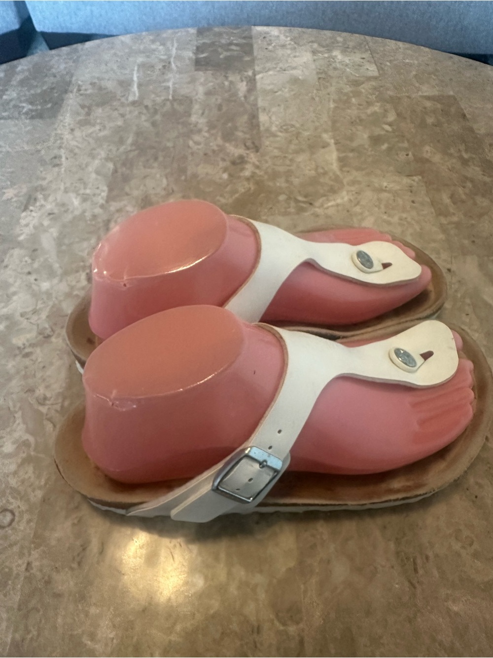 Birkenstock Gizeh Women’s White Sandals size 37 - Picture 2 of 9
